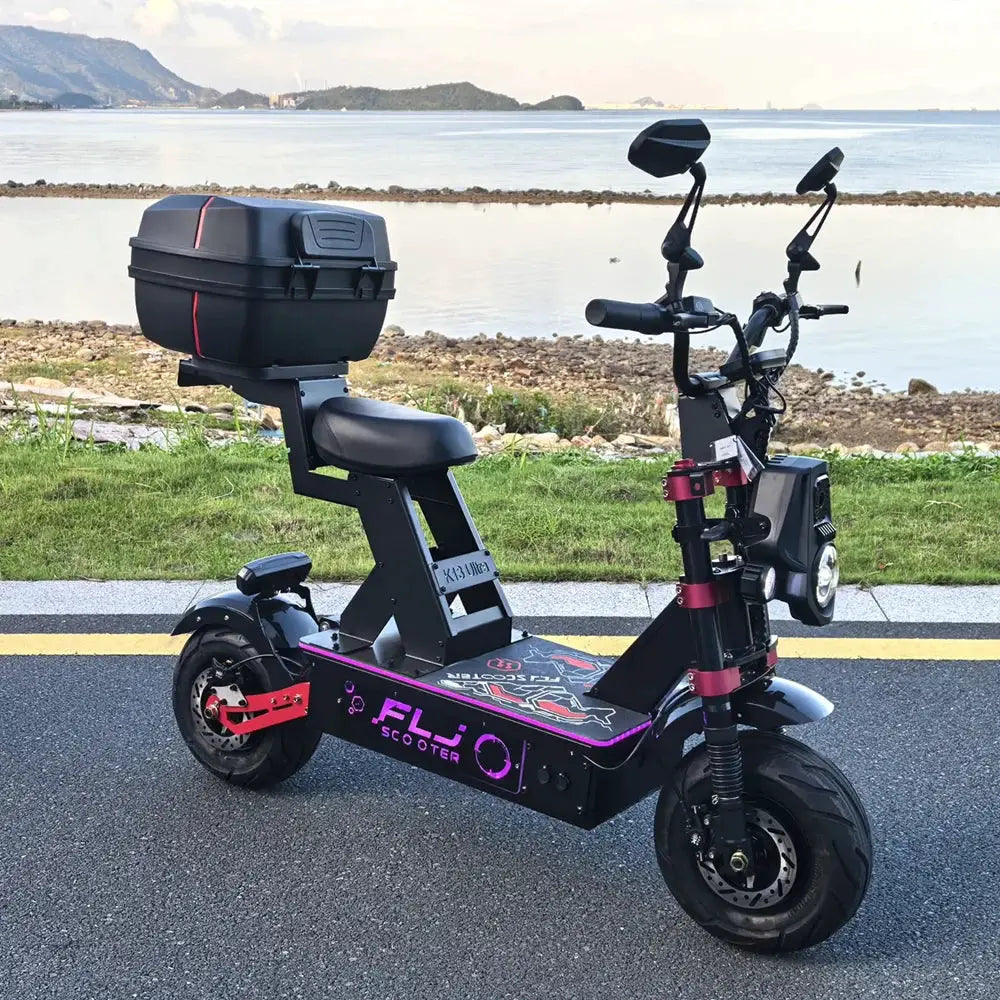 Upgraded K13 72V 12000W Electric Scooter with APP/NFC Fast Speed Fat Wheel US Stock E Scooters by Beastly Survival Outlet
