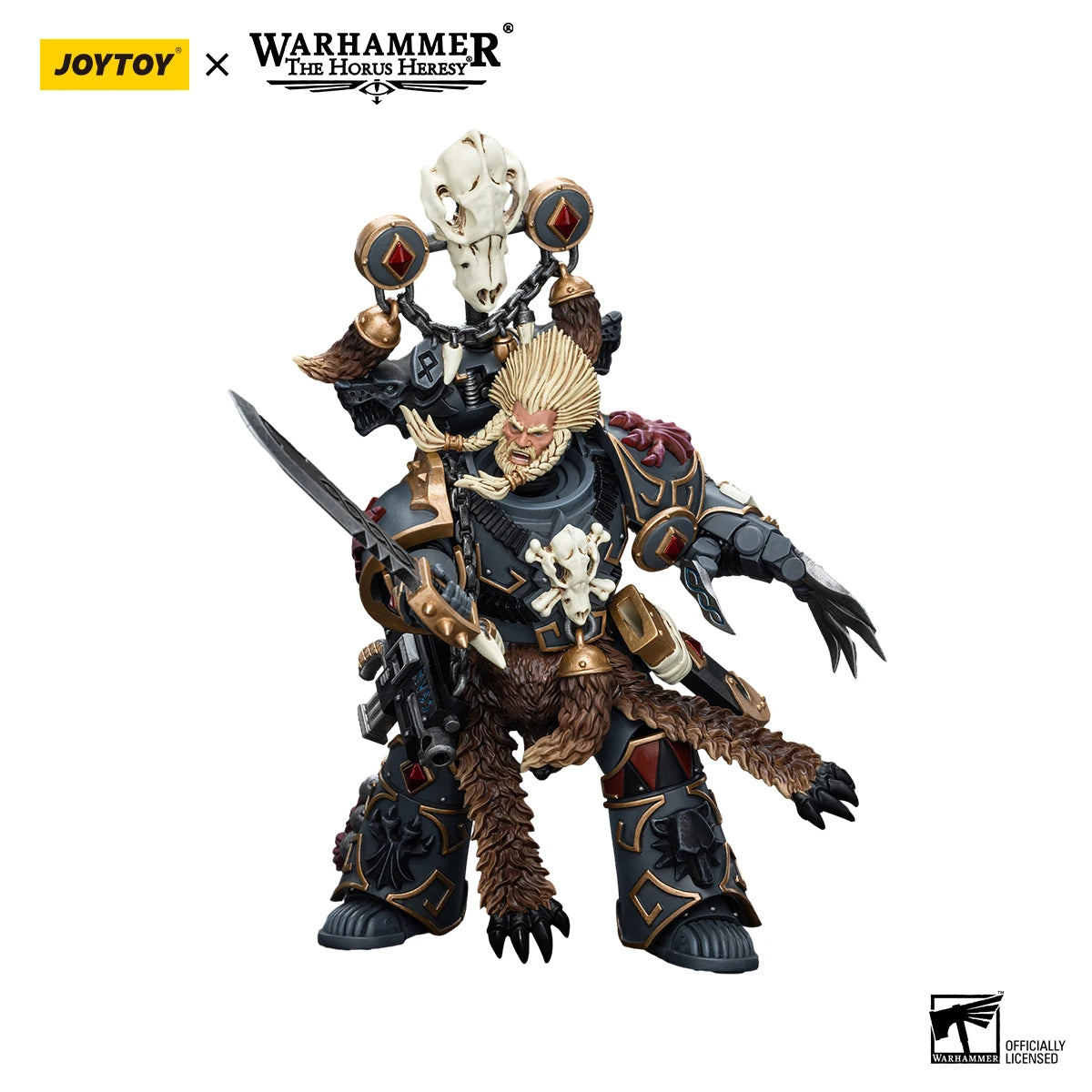 JOYTOY Warhammer 40K 1/18 Space Wolves Geigor Figure Model Toy
