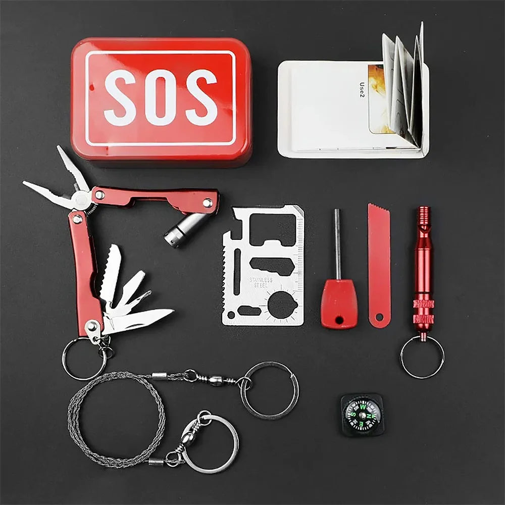SOS Emergency Tool Box For Camping And Outdoor Adventures