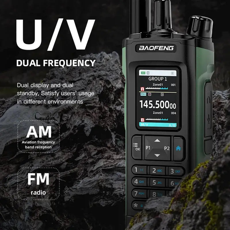 Baofeng DM32 Walkie Talkie DMR GPS 10W Multi Band Radio ProX by Beastly Survival Outlet