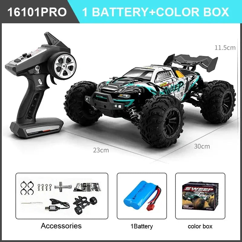 High Speed RC Car 4WD Off Road Brushless Monster Truck Pro X by Beastly Survival Outlet