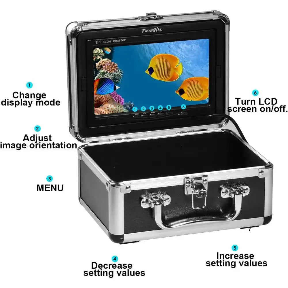1200TVL HD Underwater Ice Fishing Camera With 7 Inch Monitor by Beastly Survival Outlet