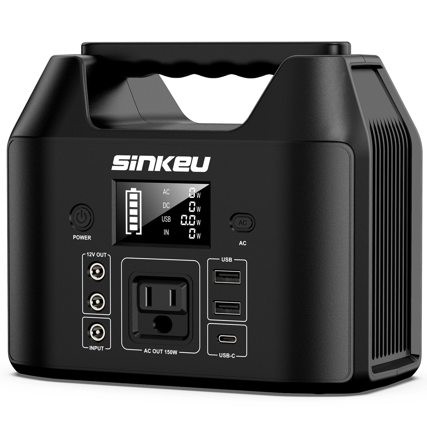 150W Portable Power Station with LiFePO4 Battery for Camping