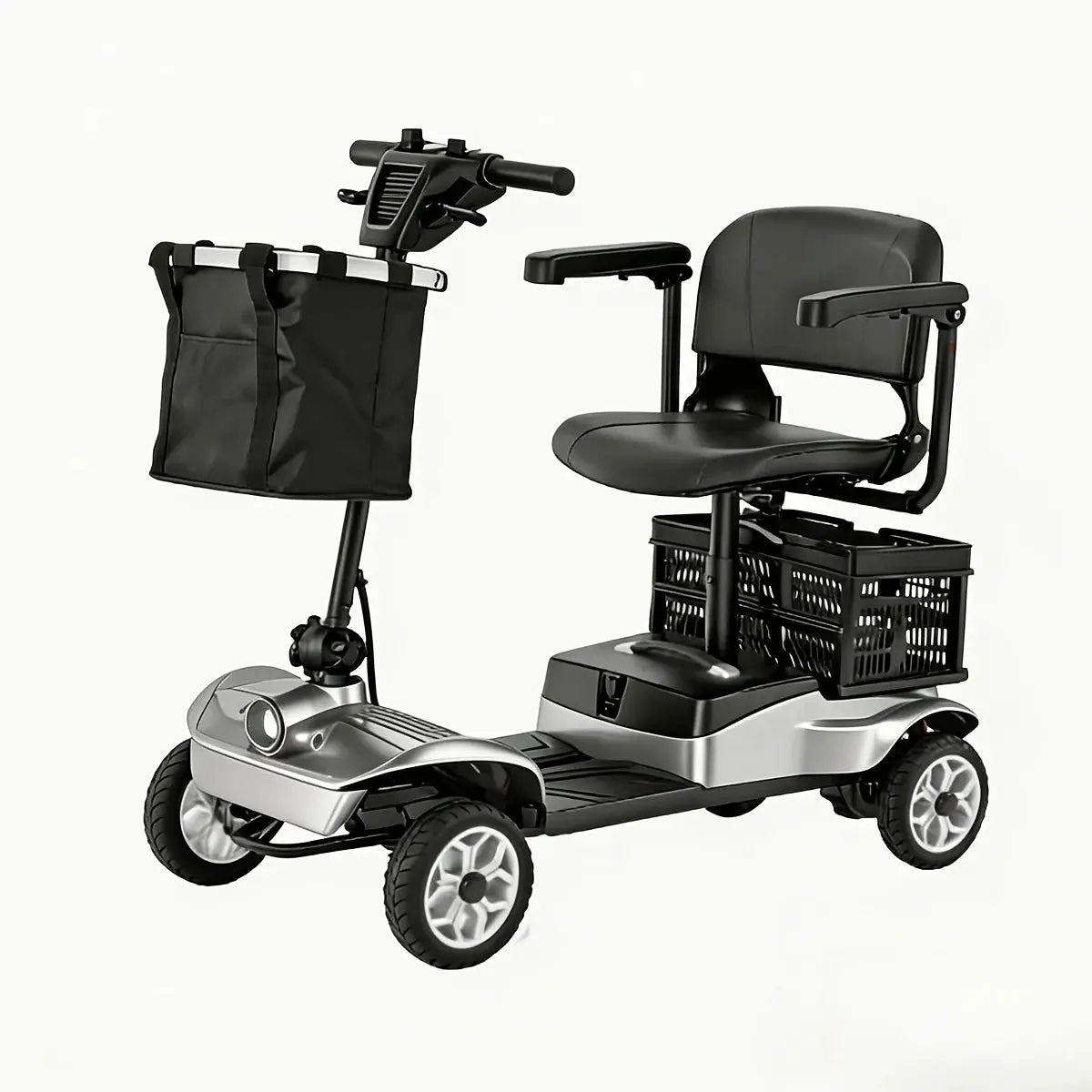 Senior Electric Mobility Scooter, Ergonomic Handle, Electromagnetic Brake, LED Light, Shopping Basket, 120kg Load, Safe Travel by Beastly Survival Outlet Senior Electric Mobility Scooter, Ergonomic Handle, Electromagnetic Brake, LED Light, Shopping Basket, 120kg Load, Safe Travel Beastly Survival Outlet