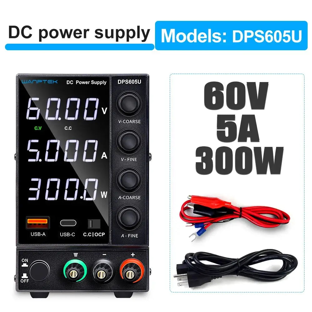 Adjustable DC Power Supply 30V 5A 10A 60V 120V 3A LaboratoryBench Power Source Switching Stabilized LCD Power Supply regulator by Beastly Survival Outlet