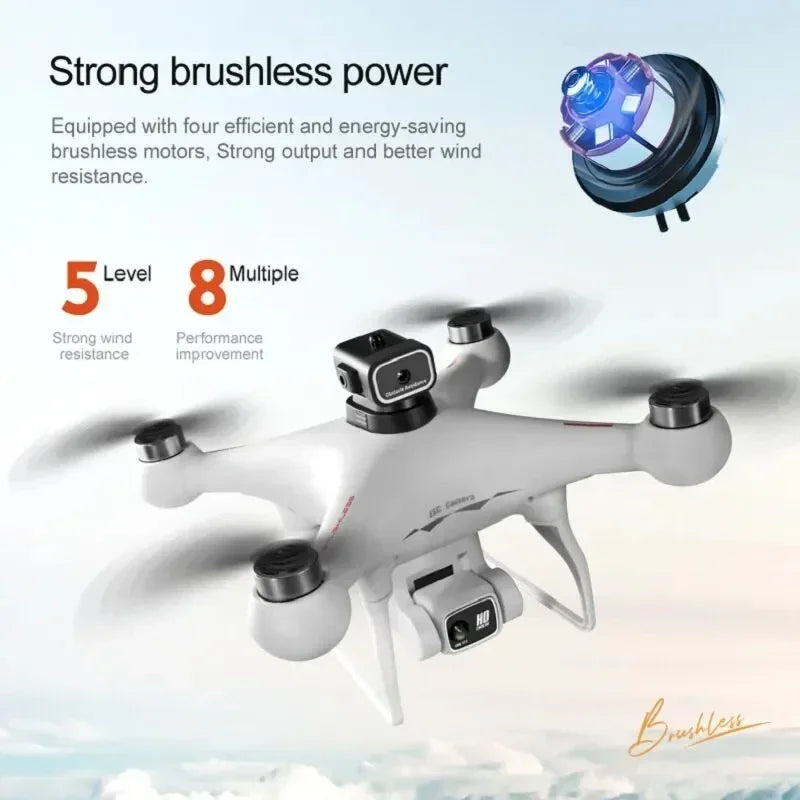 S116 Max Drone with 3 Batteries 8K Dual Camera and Obstacle Avoidance
