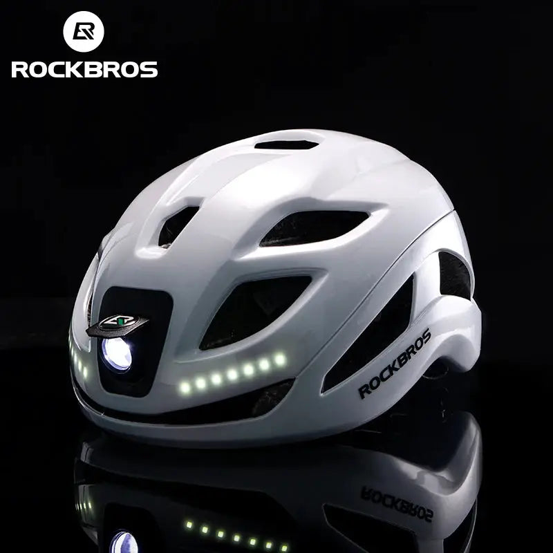 ROCKBROS Cycling Light Helmet Type-C Charging Electric LED Front Light Helmet Night Cycling Safety Helmet Bicycle Scooter Helmet by Beastly Survival Outlet ROCKBROS Cycling Light Helmet Type-C Charging Electric LED Front Light Helmet Night Cycling Safety Helmet Bicycle Scooter Helmet Beastly Survival Outlet