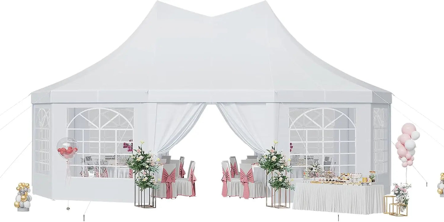 20x40 Waterproof Party Tent With Removable Sidewalls Door XL