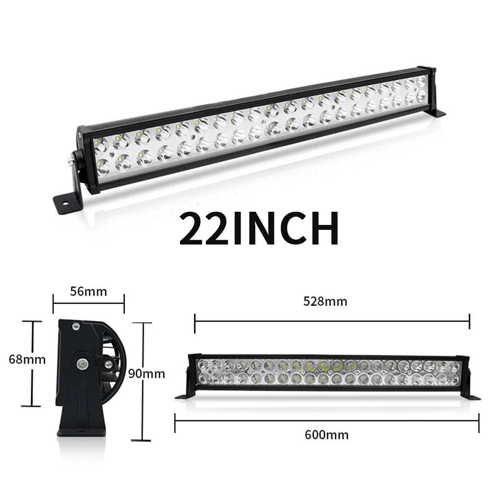 Super Slim LED Light Bar for Tractor Offroad Truck 78W 120W 156W