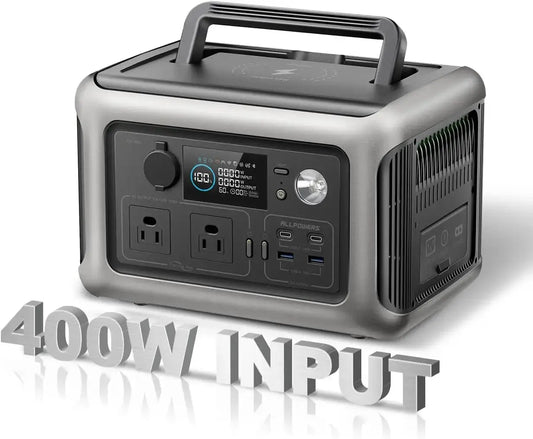 ALLPOWERS R600 299Wh 600W LiFePO4 Portable Power station with 100W / 140W / 200W Solar panel (Optional) for Home use Camping RV by Beastly Survival Outlet