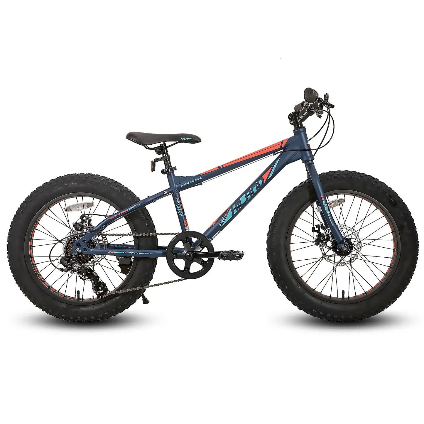 Hiland 20Inch Fat Tire Kids Mountain Bike 7Speed Disc Brakes by Beastly Survival Outlet