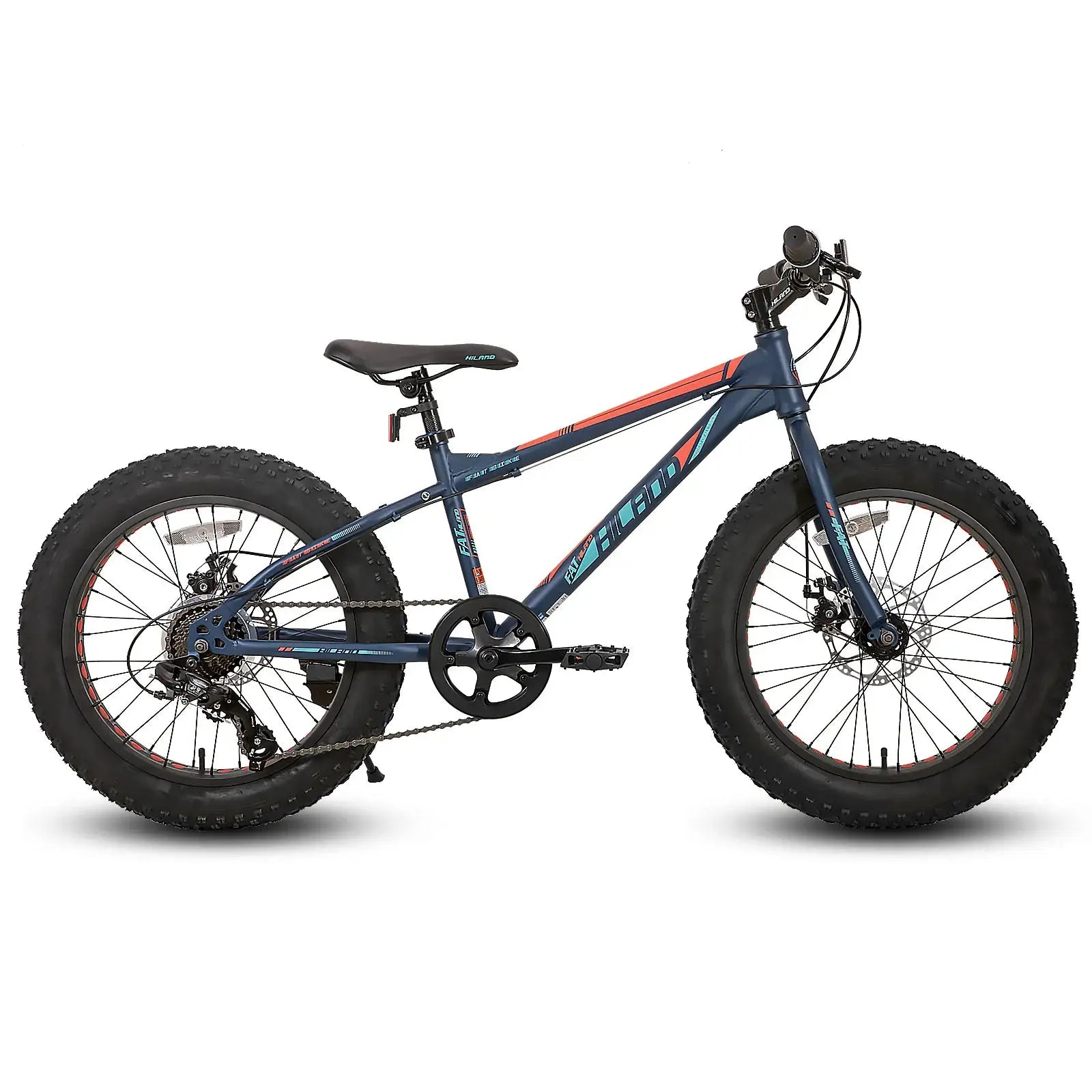 Hiland 20Inch Fat Tire Kids Mountain Bike 7Speed Disc Brakes by Beastly Survival Outlet