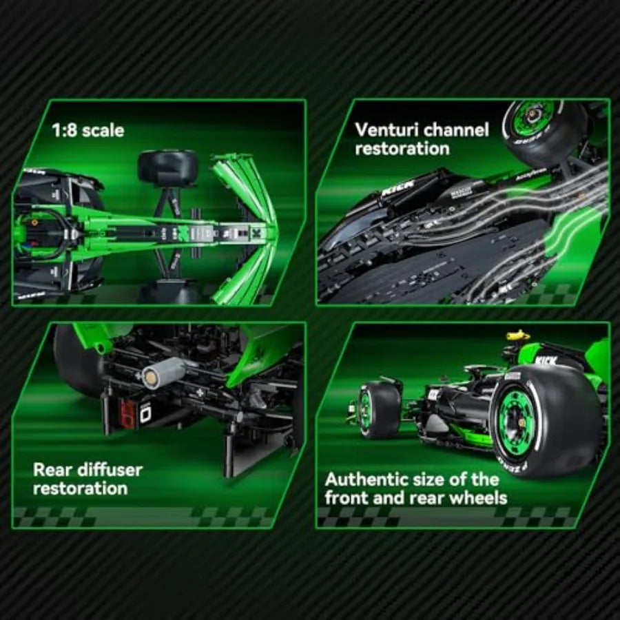 C64010W Kick Sauber F1 Team C44 Racing Building Sets 1 8 Model