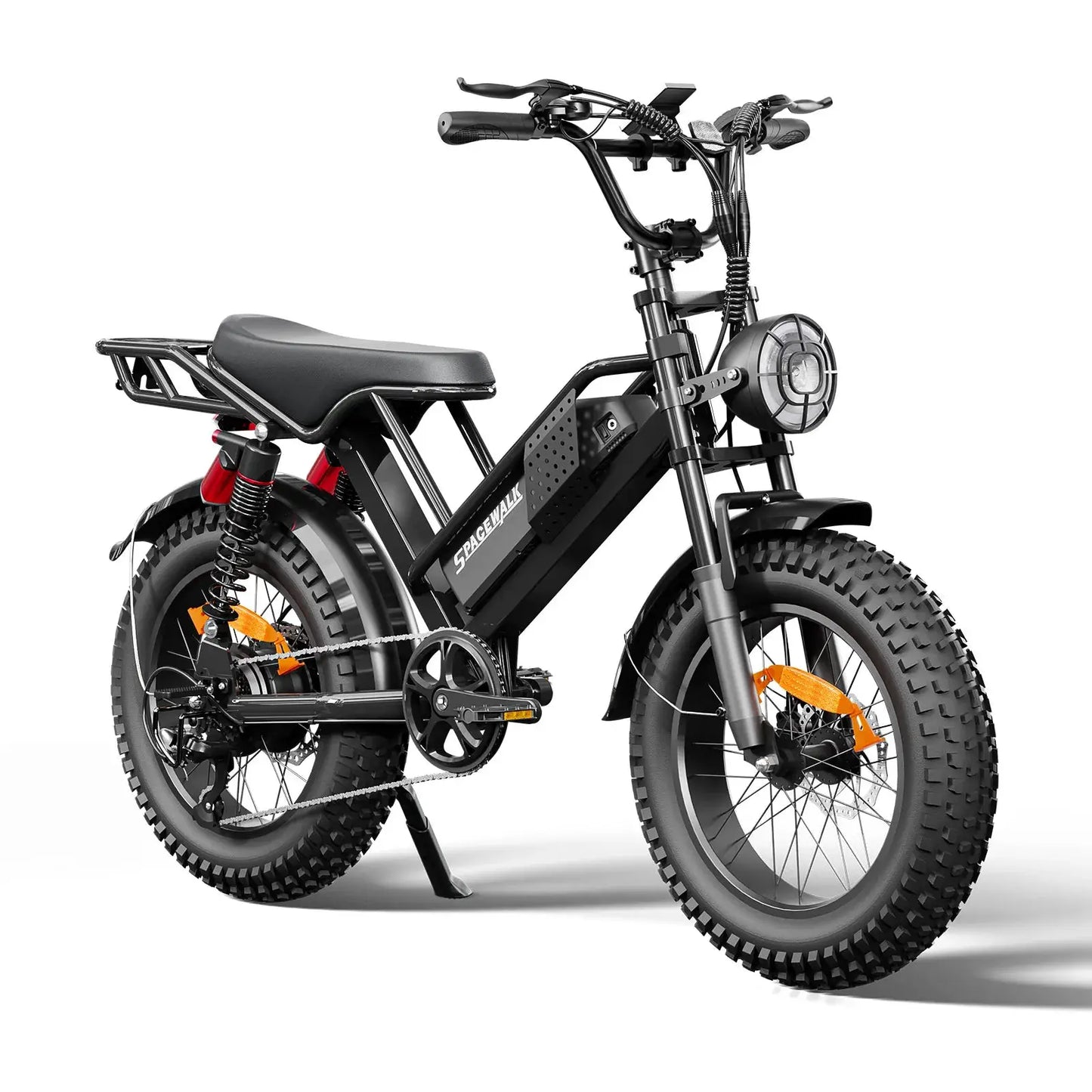 Spacewalk 2000W Electric Dirt Bike for Adults 20×4.0 Fat Tire Electric Bike UL Certified 720Wh Battery 70 Miles Long Range Off Road Mountain E-Bike Full Suspension Electric Bicycle by Beastly Survival Outlet
