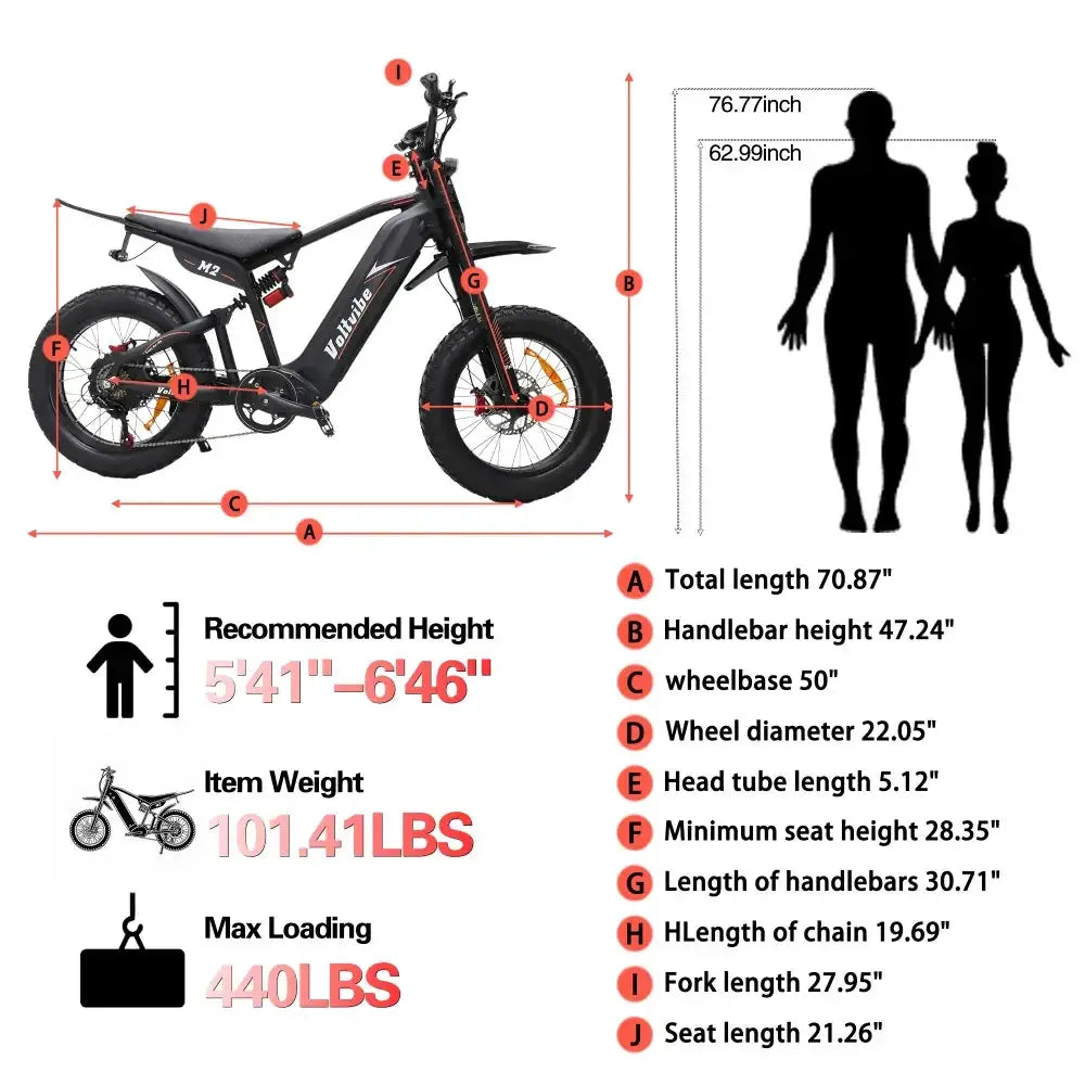 BAOLUJIE Moto Electric Bicycle Peak 1500/3000/5000W 48V/52V/60V Battery 35-45MPH Electric Bike E-Bike Adult Electric Motorcycle by Beastly Survival Outlet