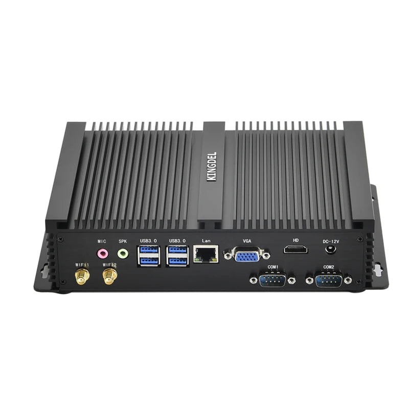 Fanless Mini PC i7 8565U Industrial Computer with Dual Display 4K