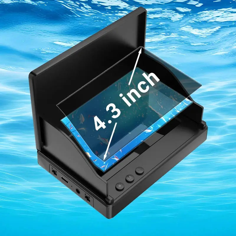 Fish Finder IP68 Waterproof Underwater Fishing Camera With Monitor Portable With Night Vision & Depth Finder For Ice Lake Sea by Beastly Survival Outlet
