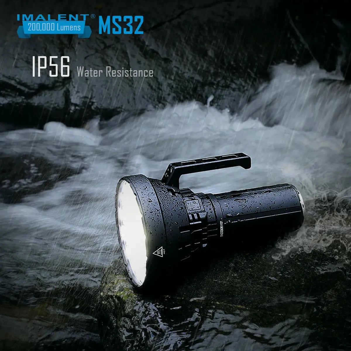 IMALENT MS32 200000 Lumen Super Bright Flashlight Range 1618m High Power Flashlight LED rechargeable Professional Searchlight by Beastly Survival Outlet