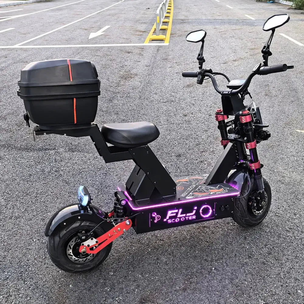Latest Hot Sale 72V 12000W Electric Scooter K13 Ultra with APP and NFC Fast Speed 100km/h 13 Inch Fat Wheel US Stock Scooter by Beastly Survival Outlet