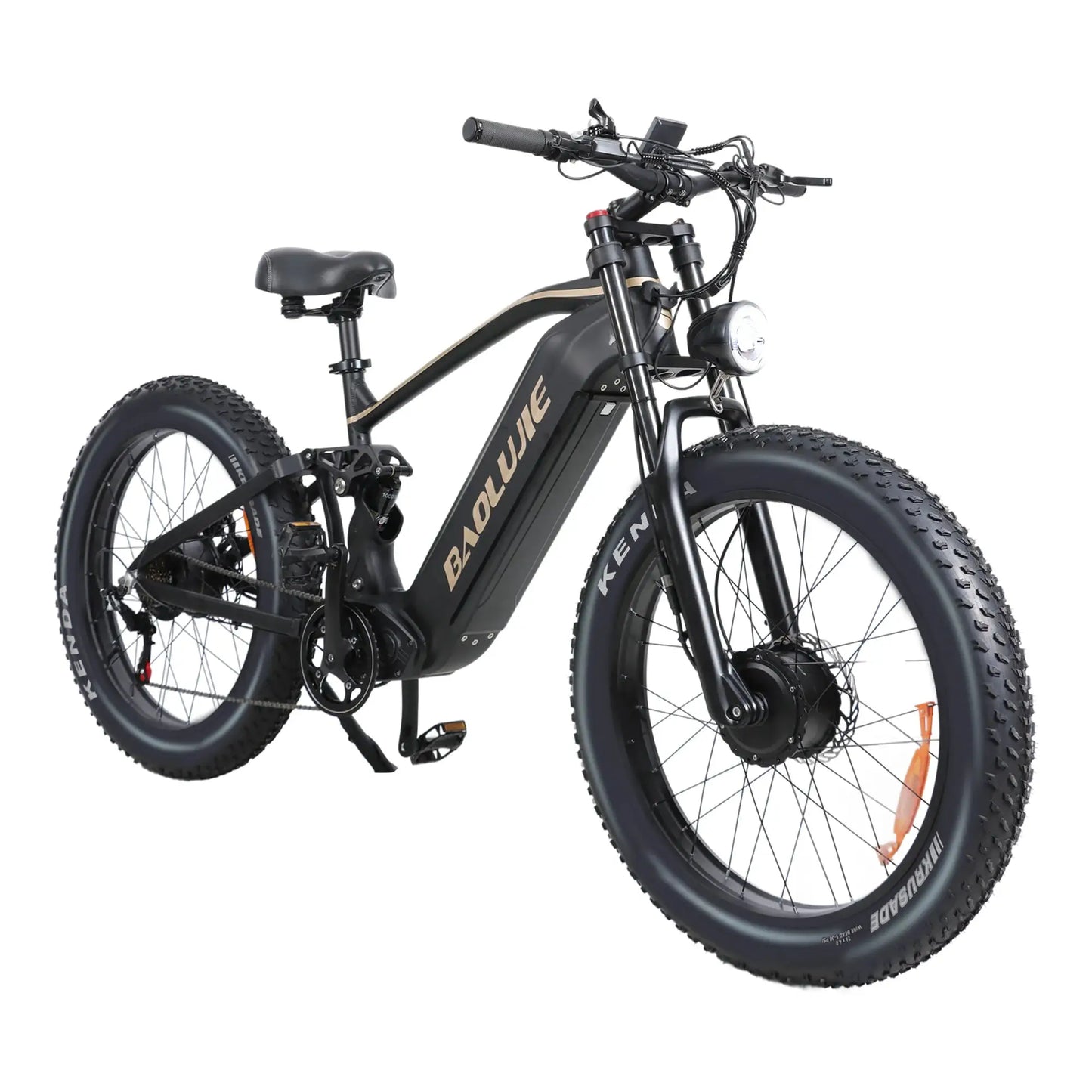 Baolujie Peak Electric Mountain Bike 52V 26x4 Inch Tire Pro by Beastly Survival Outlet