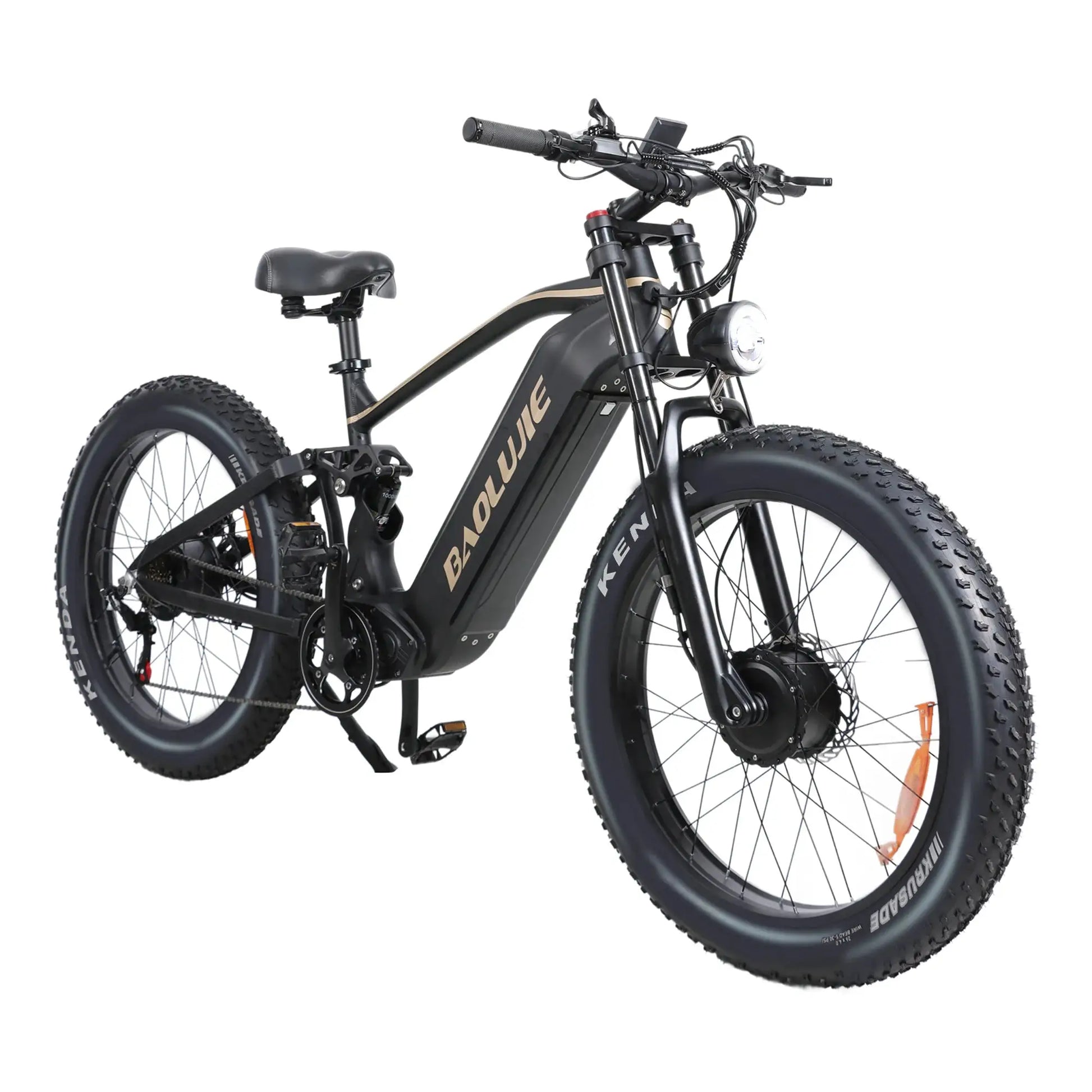 Baolujie Peak Electric Mountain Bike 52V 26x4 Inch Tire Pro by Beastly Survival Outlet