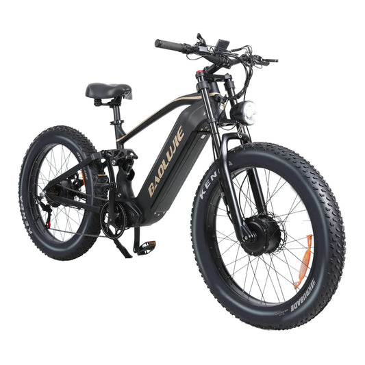 Baolujie Peak Electric Mountain Bike 52V 26x4 Inch Tire Pro by Beastly Survival Outlet