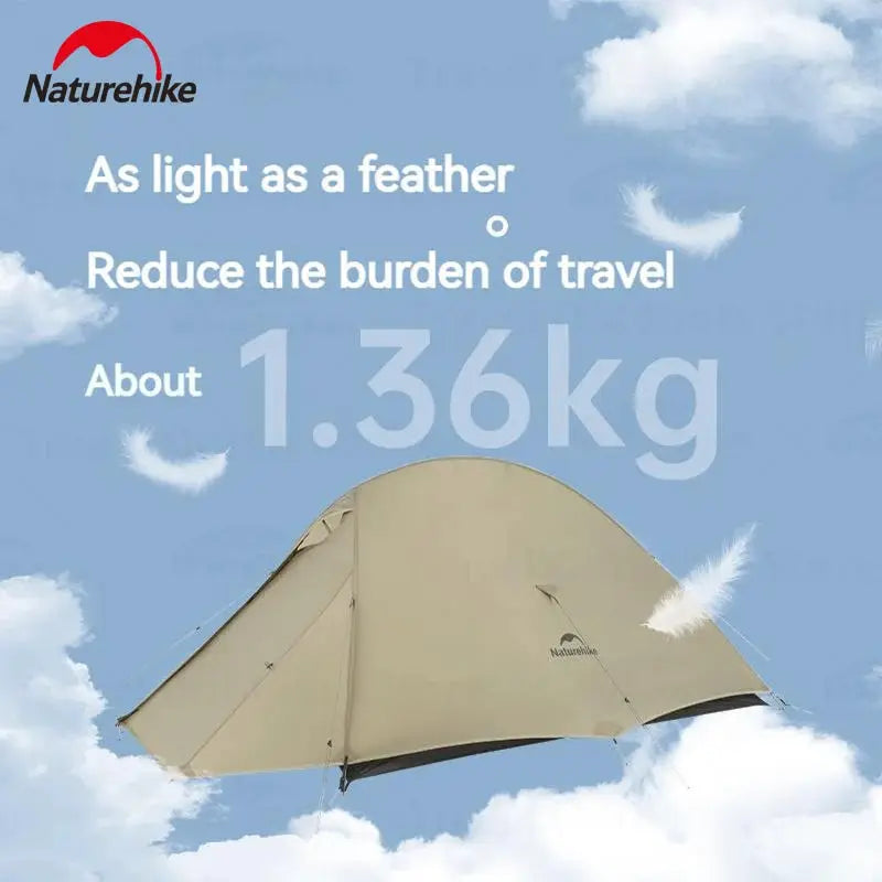 Naturehike Cloud Up Pro Trekking Tent Ultralight 2 Person Pro by Beastly Survival Outlet