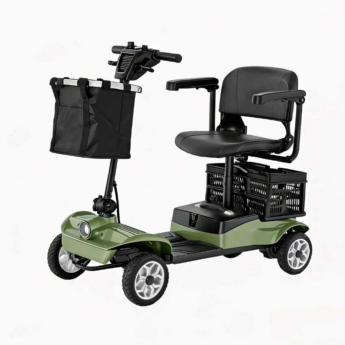 Senior Electric Mobility Scooter, Ergonomic Handle, Electromagnetic Brake, LED Light, Shopping Basket, 120kg Load, Safe Travel by Beastly Survival Outlet Senior Electric Mobility Scooter, Ergonomic Handle, Electromagnetic Brake, LED Light, Shopping Basket, 120kg Load, Safe Travel Beastly Survival Outlet