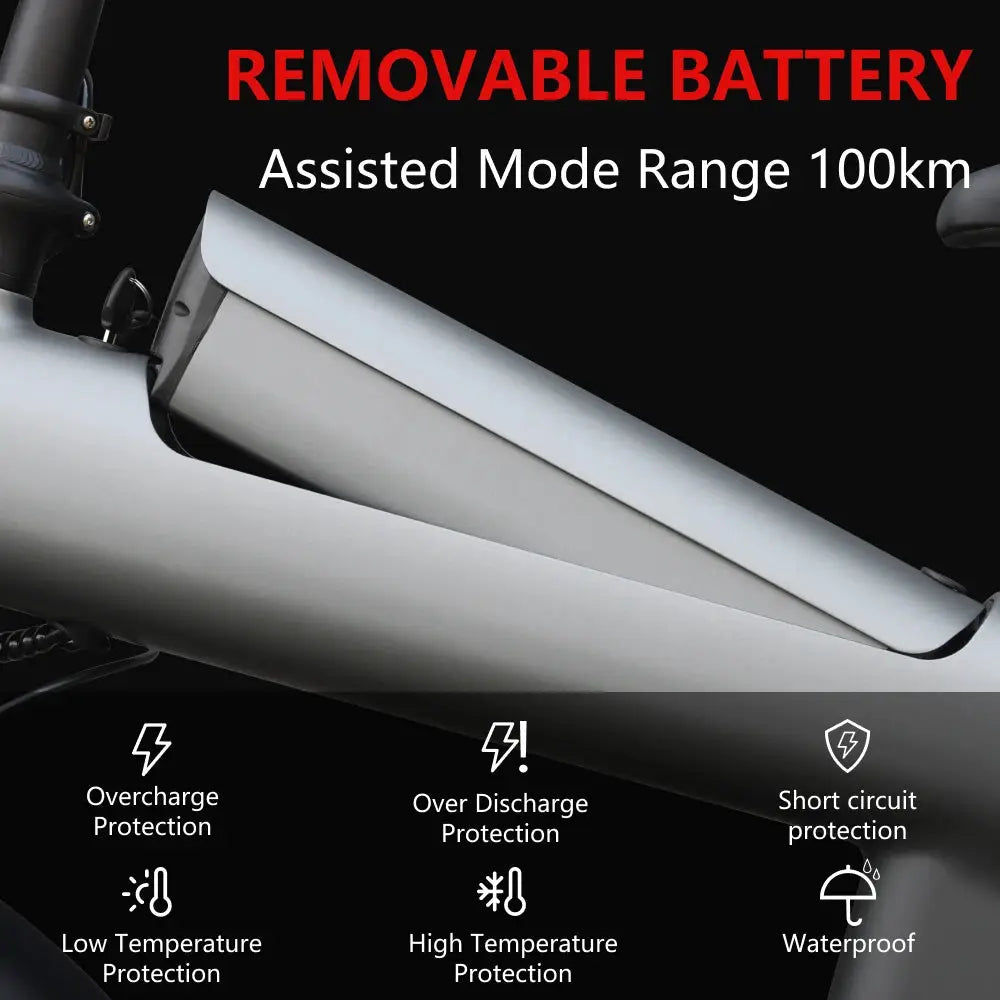 HX Q3 e bike 2000W electric bike 48V 20AH Adult E bike 20Inch Tire Off-Road fatbike City Electric bicycle Mountain e bikes by Beastly Survival Outlet