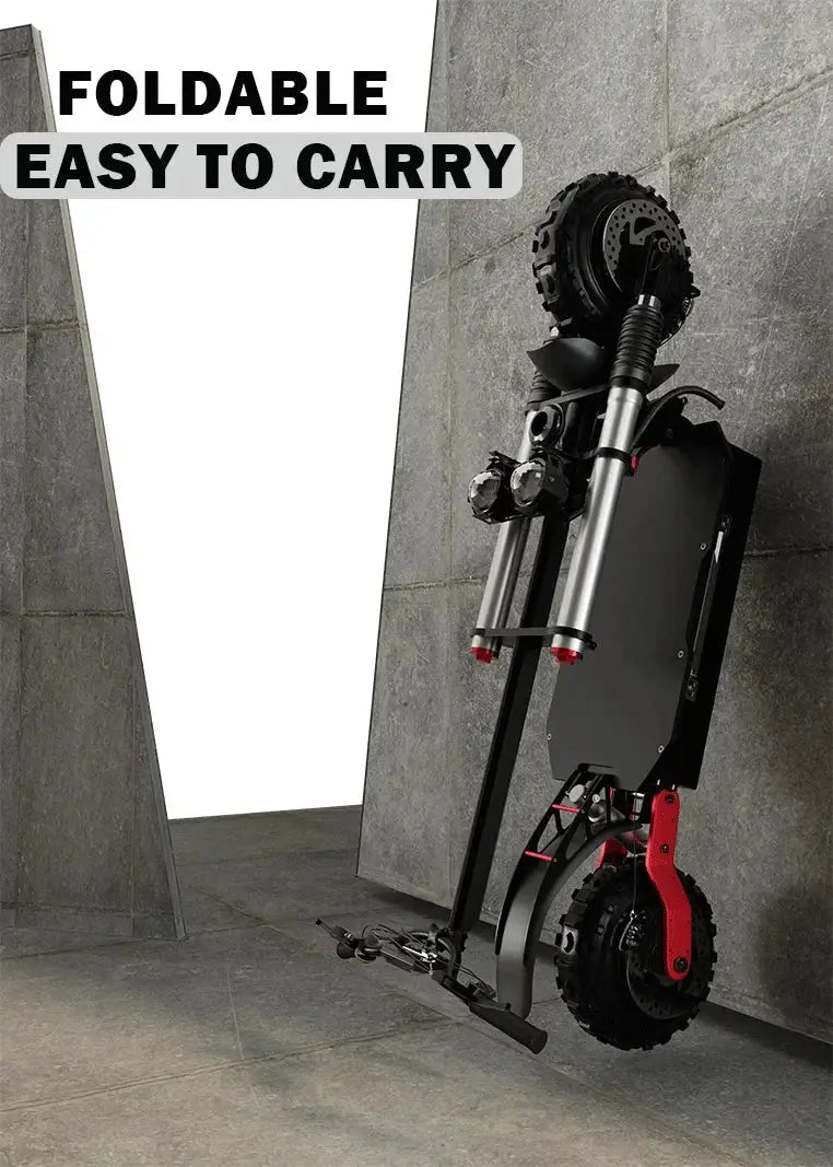 3200W/6000W Dual Motor Electric Scooter for Adults 20AH-26AH Lithium Battery Foldable Electric Scooter with Seat/No Seat by Beastly Survival Outlet