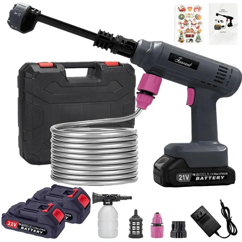 Power Blaster Plus Cordless Portable Pressure Washer Kit Pro by Beastly Survival Outlet