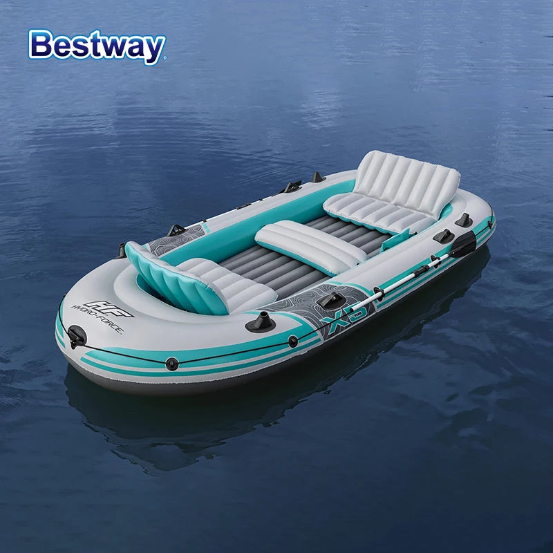Bestway 65159 5 Person Inflatable Kayak Durable PVC Kit