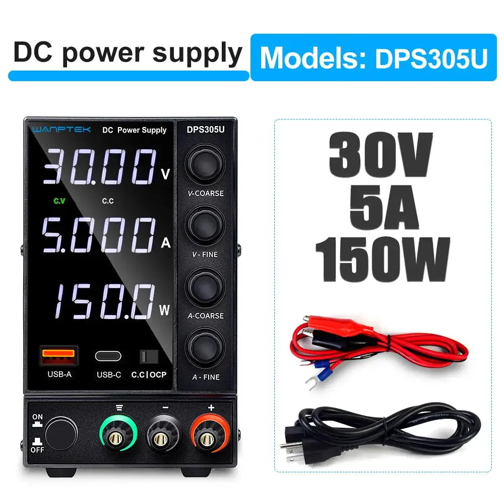 Adjustable DC Power Supply 30V 5A 10A 60V 120V 3A LaboratoryBench Power Source Switching Stabilized LCD Power Supply regulator by Beastly Survival Outlet