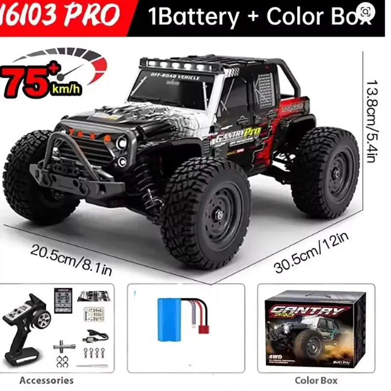 High Speed RC Car 4WD Off Road Brushless Monster Truck Pro X by Beastly Survival Outlet