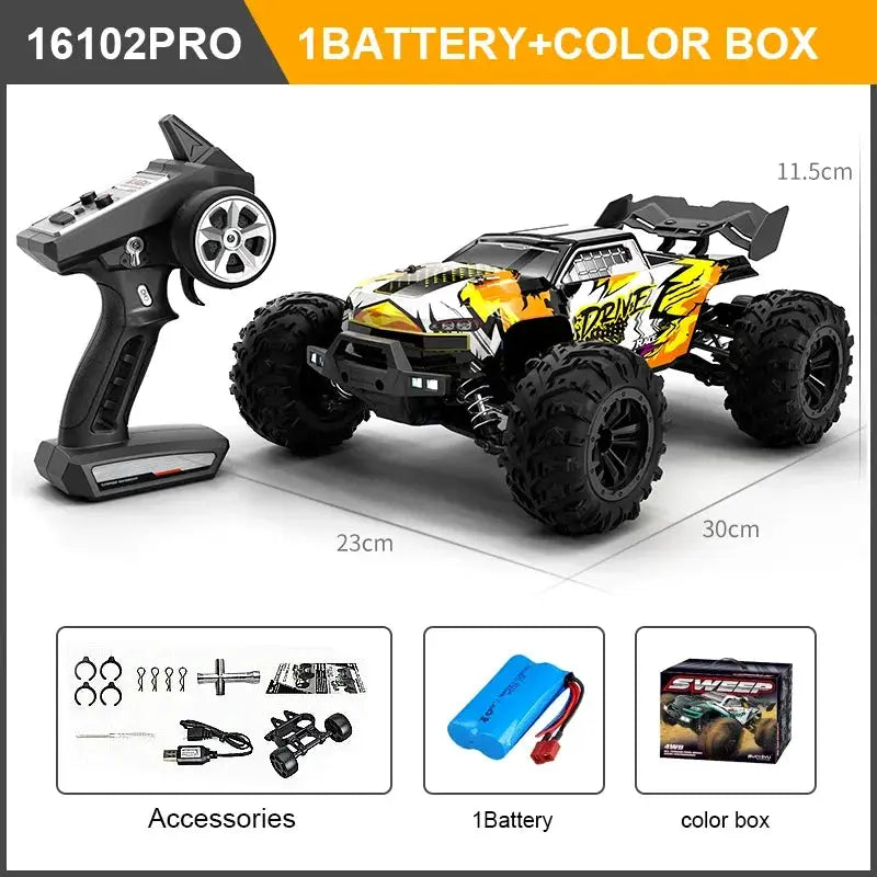 High Speed RC Car 4WD Off Road Brushless Monster Truck Pro X by Beastly Survival Outlet