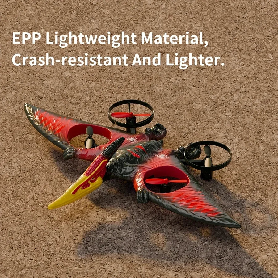 RC Pterosaur Plane Radio Controlled Aircraft Glider with LED Light