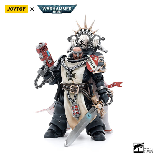 JoyToy Warhammer 40K Black Templars Marshal Action Figure Model