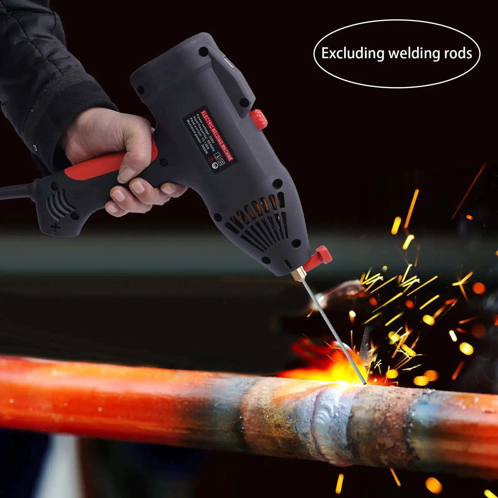 3000W One-Hand Portable Handheld Intelligent Electric Welding Machine Mini For Iron Steel by Beastly Survival Outlet