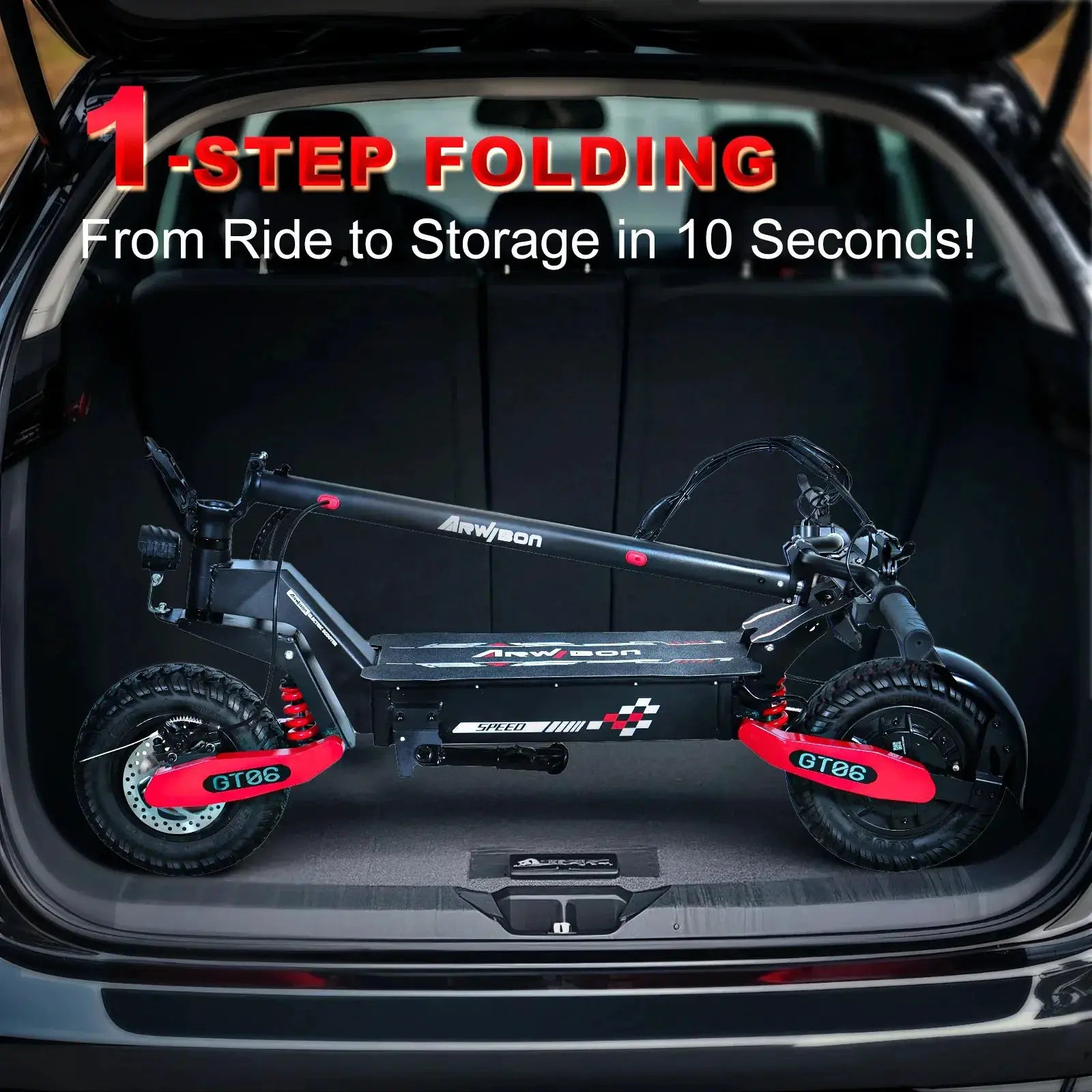 Electric Scooter for Adult, 1200W Motor, Folding E-Scooter Up to 40Mph & 30 Miles Range, 11" Off Road Tire Scooter with Dual Sus by Beastly Survival Outlet