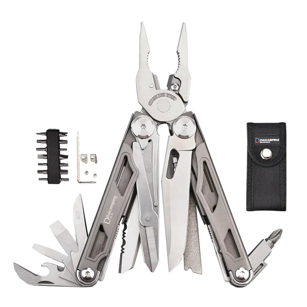 Daicamping DL30 DL301 DL7 Outdoor Camping EDC Plier Set Multifunctional Multitools Hand Multi Tool Folding Multi-tool Kit by Beastly Survival Outlet
