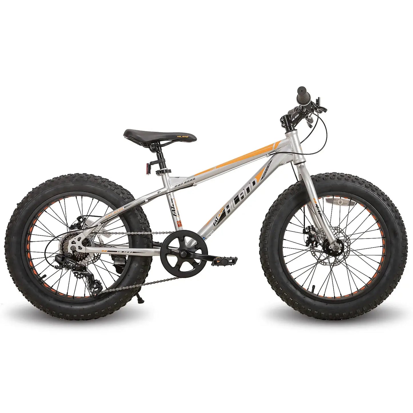 Hiland 20Inch Fat Tire Kids Mountain Bike 7Speed Disc Brakes by Beastly Survival Outlet