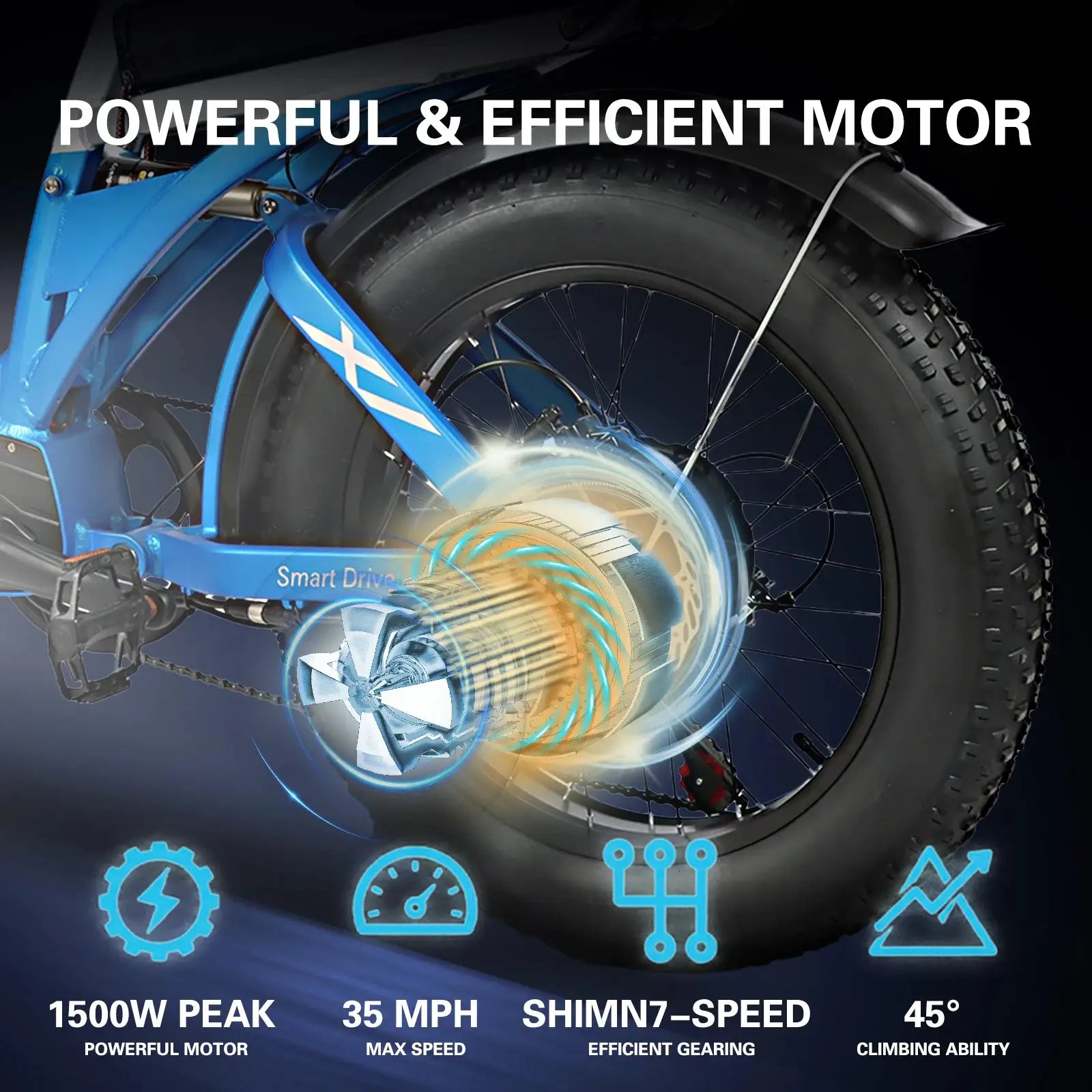 BAOLUJIE 2033 Electric Bike for Adults，1200W 48V 30AH Electric Bicycle，50KM/H Max Speed， Mountain E bike UL2849【1 Year Warranty】 by Beastly Survival Outlet