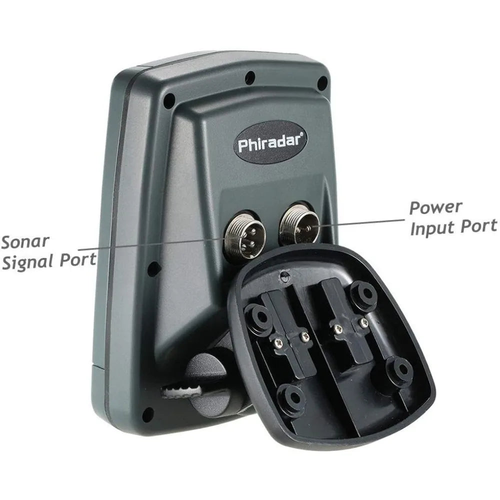 Color LCD Boat Fish Finder Dual 200KHz 83KHz Sonar 80M