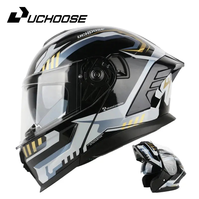 Modular Flip Up Motorcycle Helmet Four Seasons For Men Women by Beastly Survival Outlet