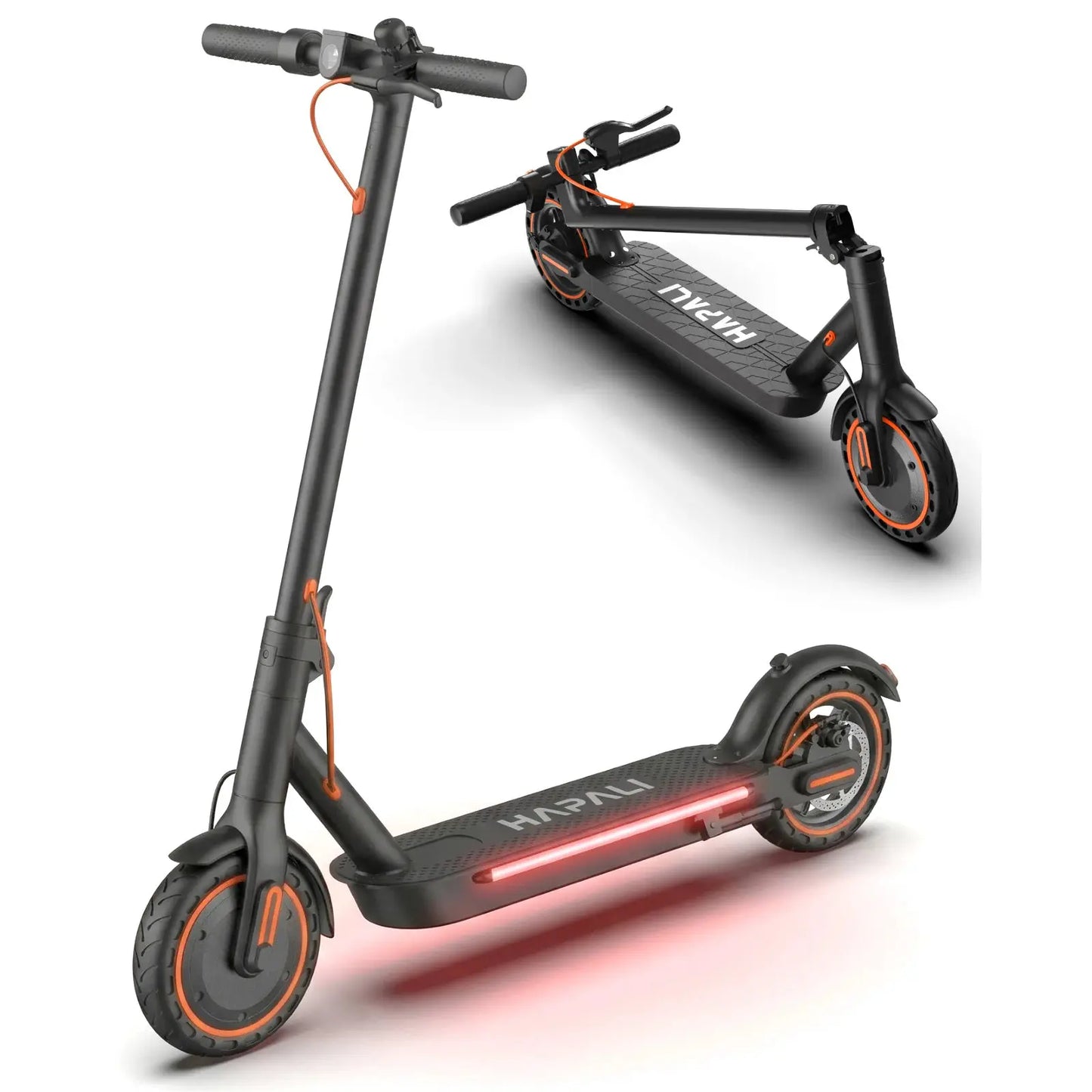 Electric Scooters for Adults,19 MPH 19 Miles Folding E-Scooter Built-in Side Lights, 550W Motor by Beastly Survival Outlet