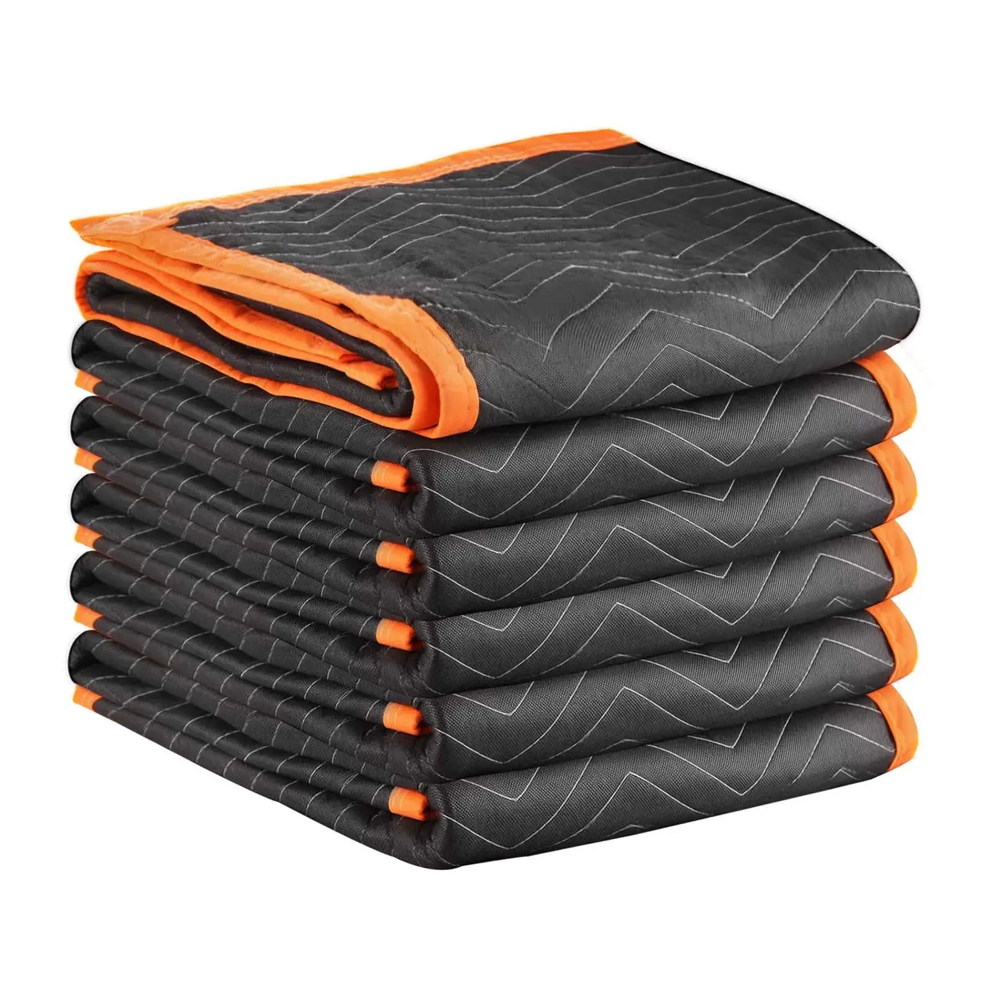 SucceBuy 6/12 Pcs Moving Blankets 72x40/80in Packing Blankets with Cotton Filling Nonwoven Fabric Padded Shipping Blanket by Beastly Survival Outlet