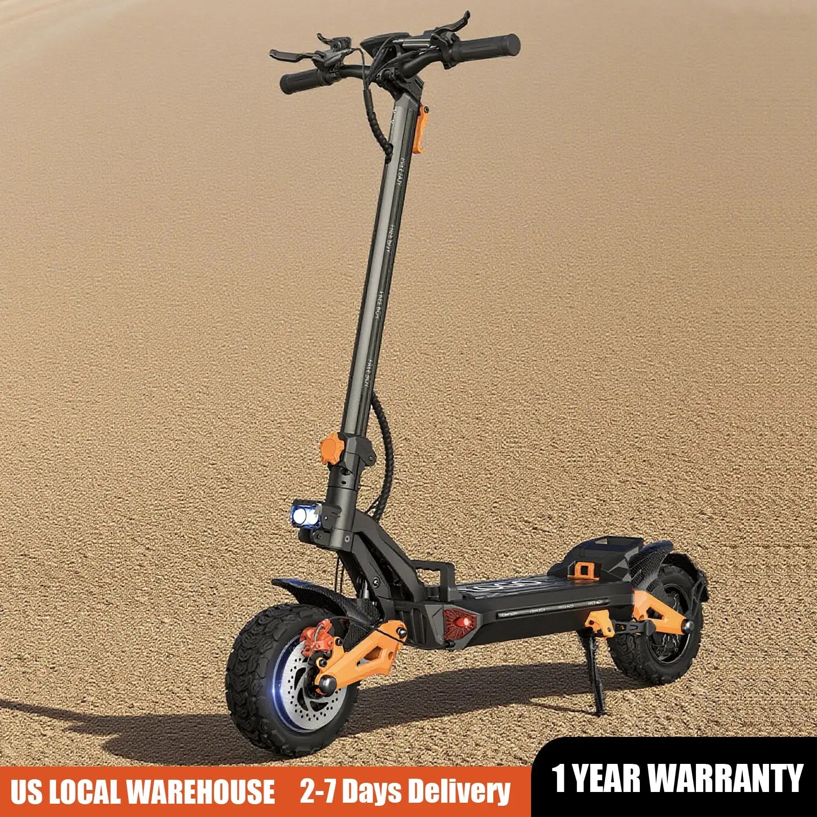 6000W Fast Electric Scooter for Adult,Daul Motor 50mph,60V 30Ah,11'' Off Road Tires,55miles Range,Sport Folding eScooter by Beastly Survival Outlet