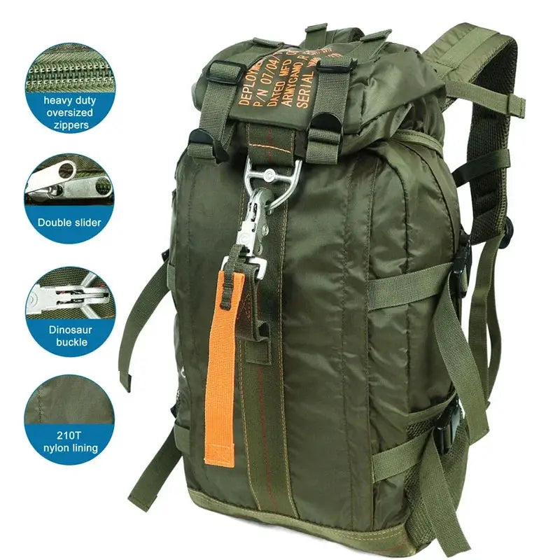 Weatherproof Adventure Hiking Backpack Camping Tools For Men by Beastly Survival Outlet