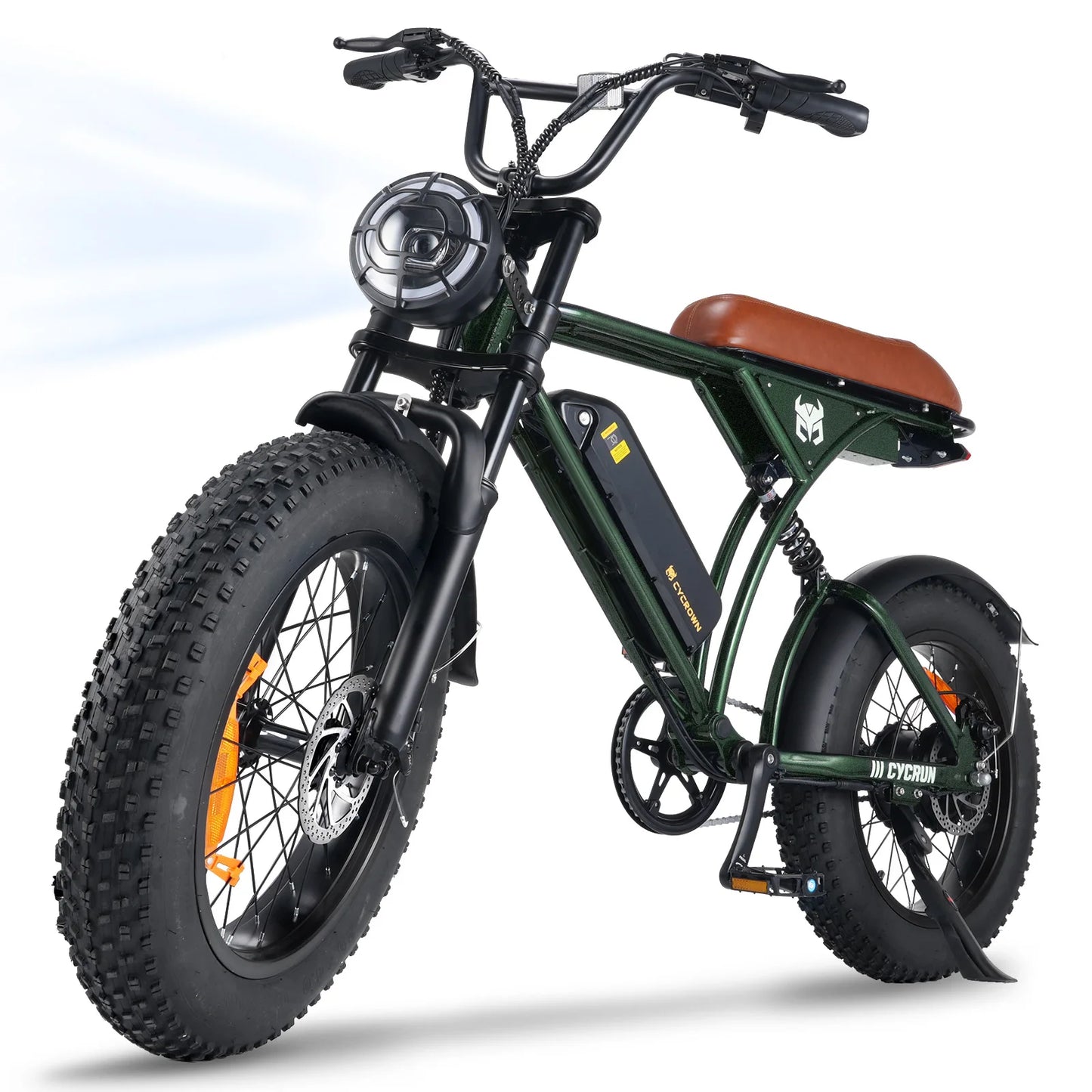 Cycrown RUN 750W Electric Bicycle 20 Inch Fat Tire Off Road Bike