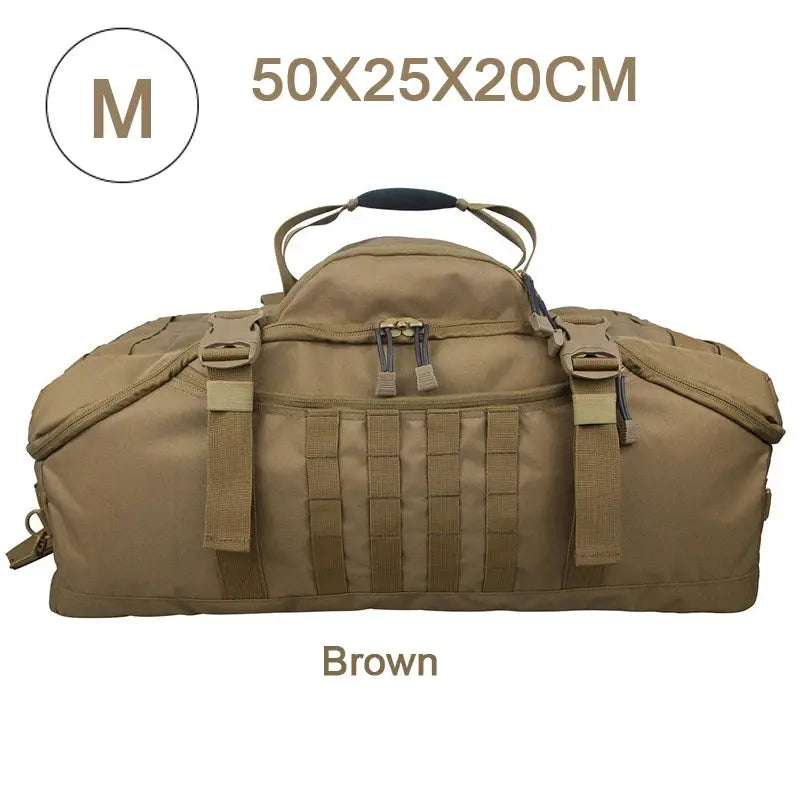 LQARMY 30L 45L 80L Sport Travel Bag Molle Tactical Backpack Gym Fitness Bag Large Duffle Bags for Camping Hunting Fishing by Beastly Survival Outlet